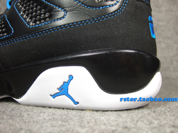 Air Jordan 9 Black Photo Blue White 02