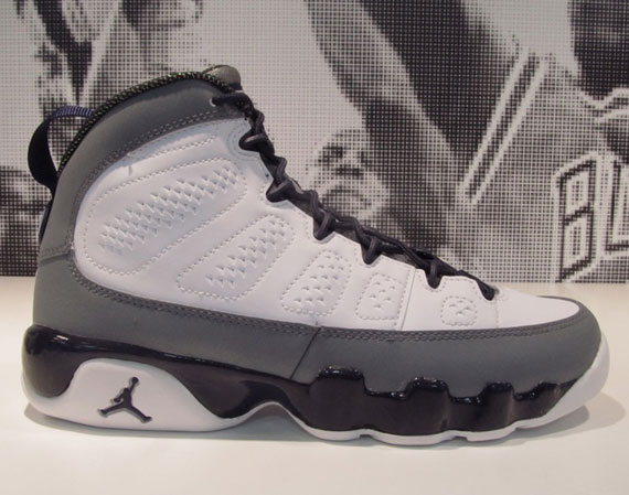 Air Jordan 9 Gs Medium Grey Imperial Purple 2