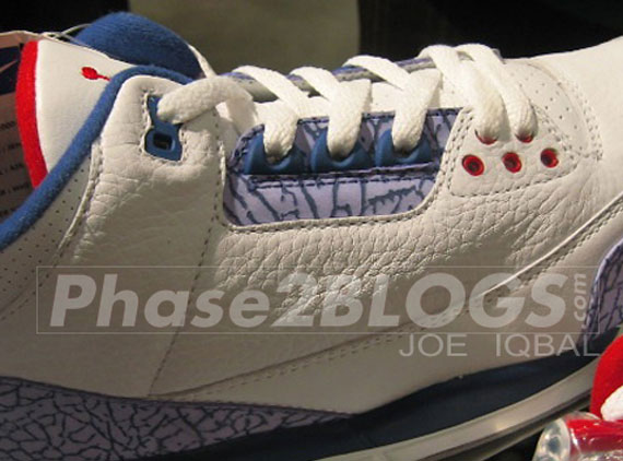 Air Jordan Iii True Blue Unreleased Sample1