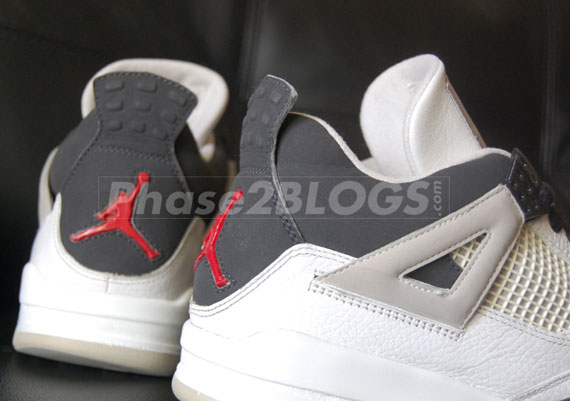 Air Jordan Iv Black White Red Unreleased Sample