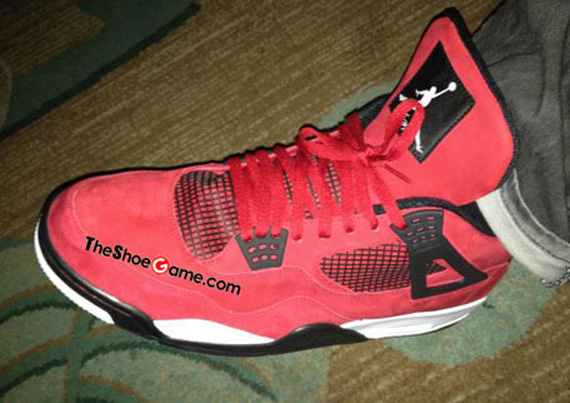 Air Jordan Iv Red Nubuck 2