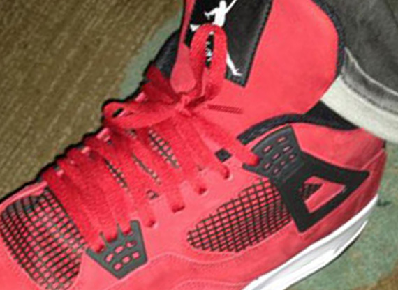 Air Jordan Iv Red Nubuck 3