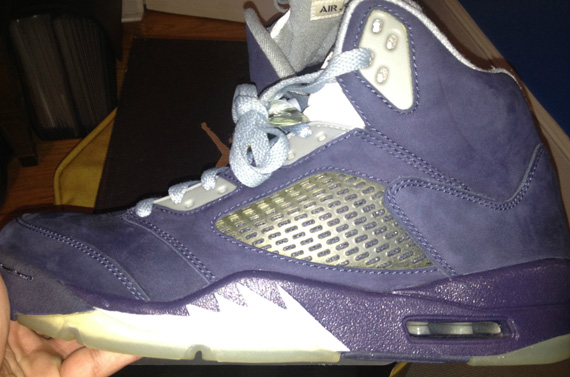 Air Jordan V Navy Suede On Ebay 4