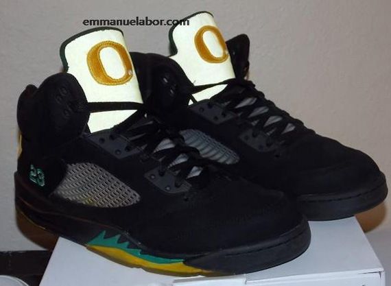 Air Jordan V Pit Crew Oregon Customs 2