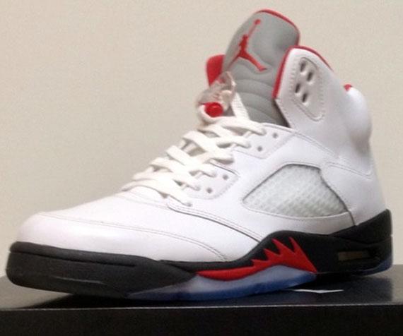 Air Jordan V White Black Red 2013 Retro On Ebay 3