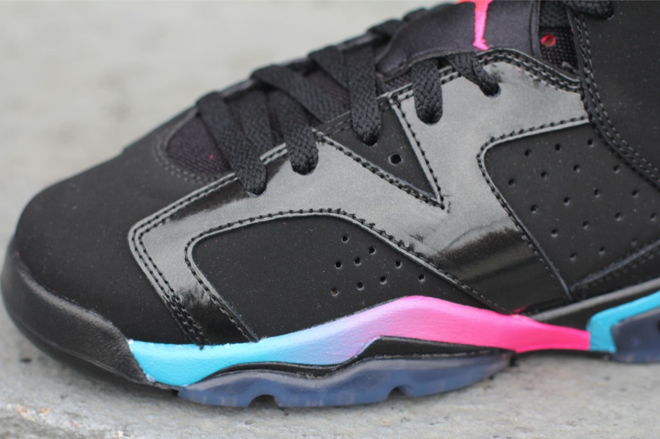 Air Jordan Vi Gs Pink Flash Marina Blue Available 3