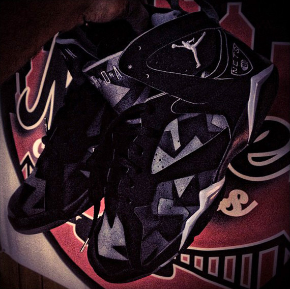 Air Jordan Vii Brooklyn Nets Customs 1