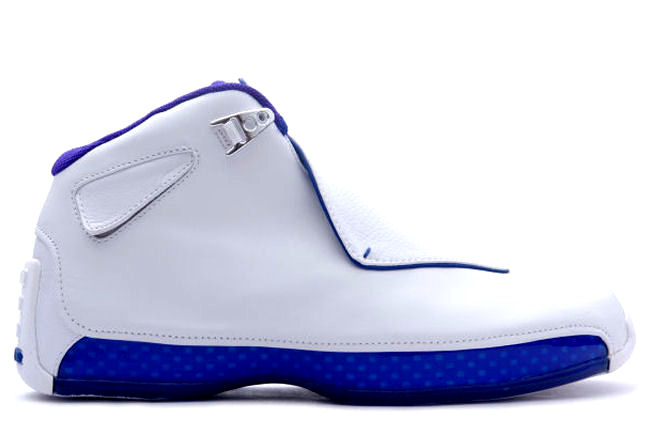 Ar Jordan Xviii White Royal Original