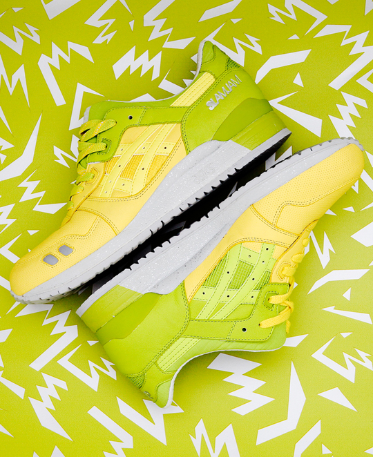 Asics Gel Lyte Iii Slam Jam Lime Yellow