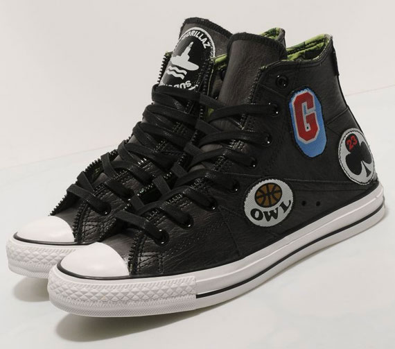 Gorillaz X Converse All Star Hi Motorcycle Jacket 2