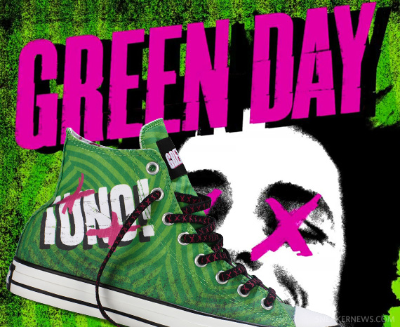 Green Day x Converse Chuck Taylor All Star "¡Uno!"