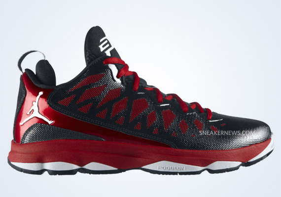 Jordan Cp3.vi Black White Gym Red 2