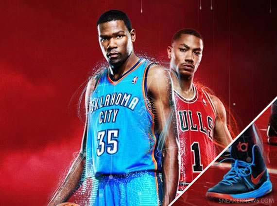 Kevin Durant in Nike Zoom KD V in NBA 2K13 Promo