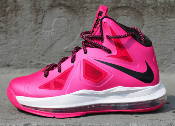 Nike LeBron X GS – Fireberry – Black – White