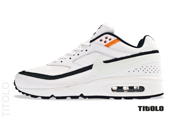 Nike Air Classic Bw White Dark Obsidian Orange 2