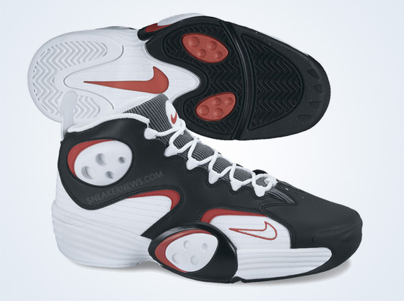 Nike Air Flight One White Black Red 2