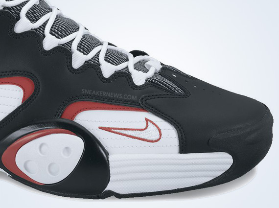 Nike Air Flight One White Black Red 4