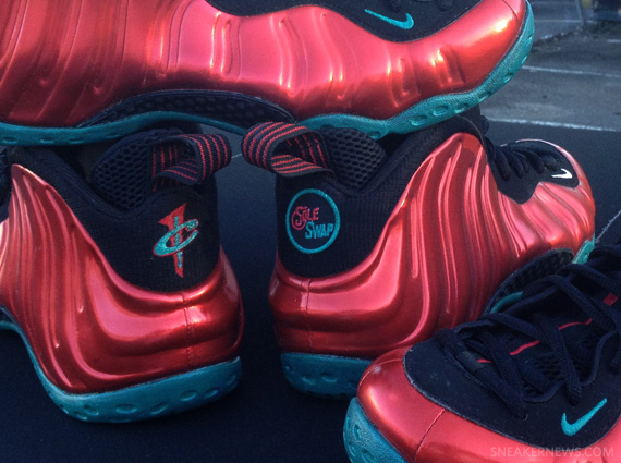 Nike Air Foamposite One “Liverpool” Customs By Sole Swap