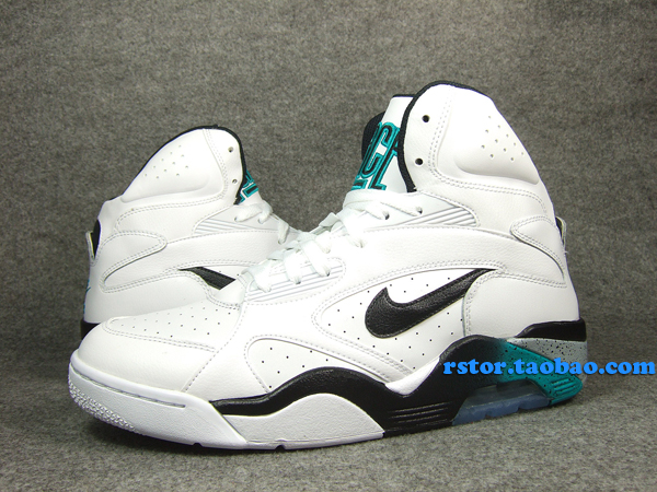 Nike Air Force 180 Mid White Blue Emerald 8