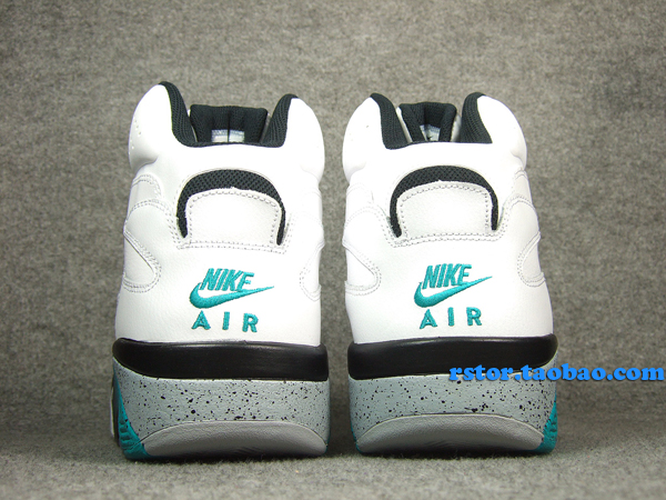 Nike Air Force 180 Mid White Blue Emerald 9