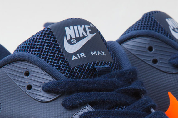 Nike Air Max 90 Hyperfuse Navy Orange Grey 1