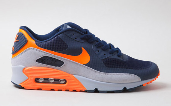 Nike Air Max 90 Hyperfuse Navy Orange Grey 2