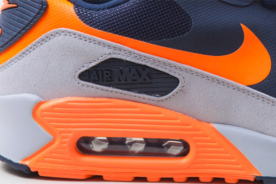 Nike Air Max 90 Hyperfuse Navy Orange Grey 3