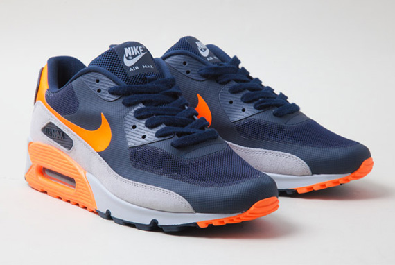 Nike Air Max 90 Hyperfuse Navy Orange Grey 4