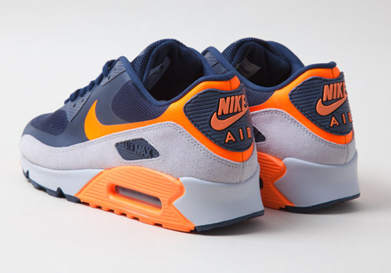 Nike Air Max 90 Hyperfuse Navy Orange Grey 6