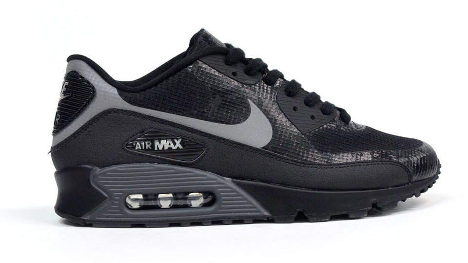 Nike Air Max 90 Premium Black Reflective Silver 1