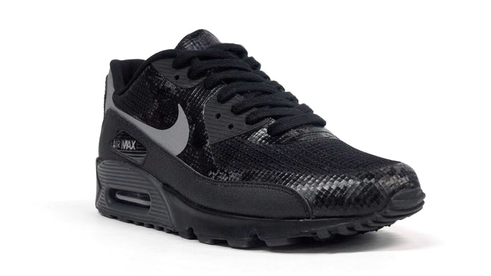 Nike Air Max 90 Premium Black Reflective Silver 2