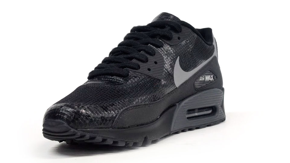 Nike Air Max 90 Premium Black Reflective Silver 5