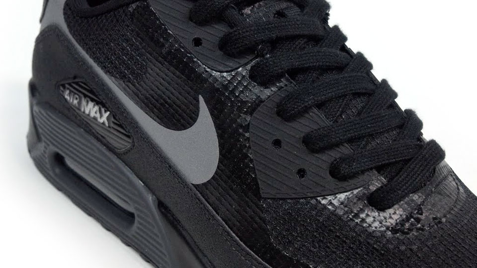 Nike Air Max 90 Premium Black Reflective Silver 6