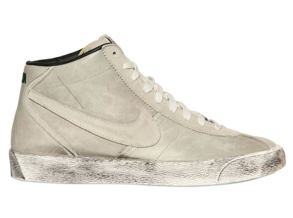 Nike Bruin Mid Prm Vintage Leather White 4