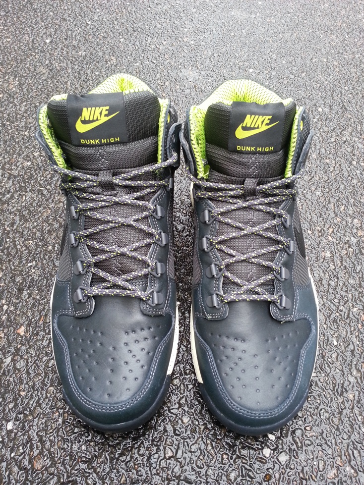 Nike Dunk High Winter Anthracite Atomic Green 3