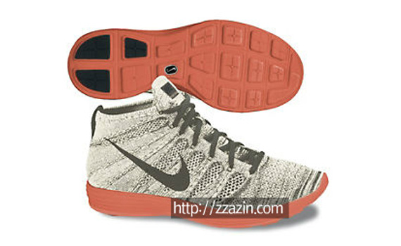 Nike Flyknit Chukka Beige Orange