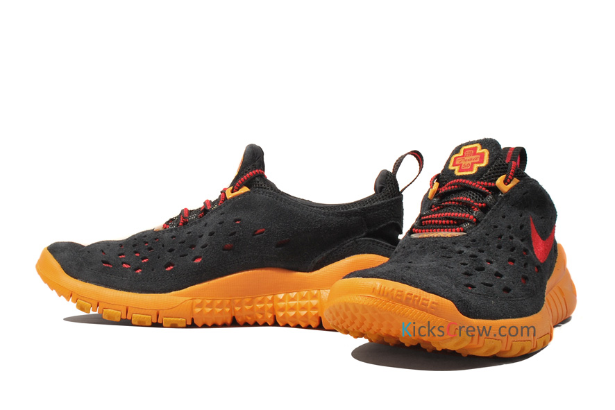 Nike Free Trail Black Canyon Gold University Red 2