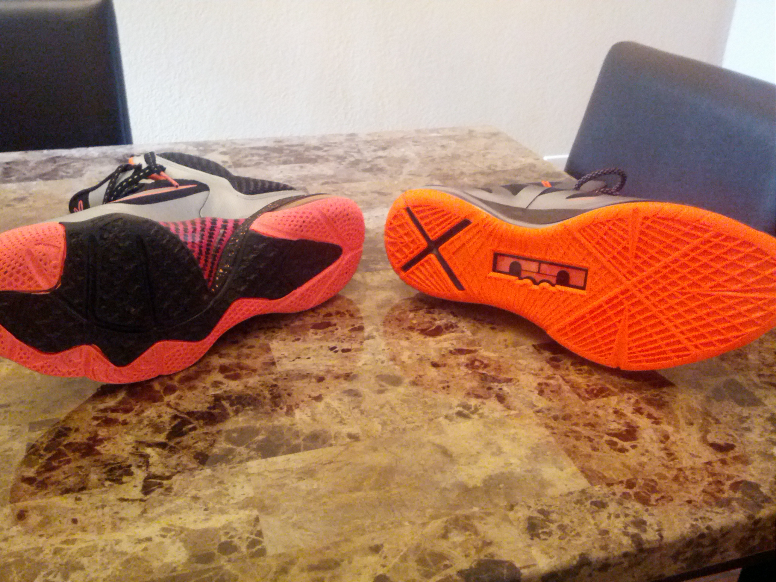 Nike Lebron X Silver Orange Black 13