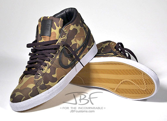 Nike Sb Blazer Camo Customs By Jbf 10