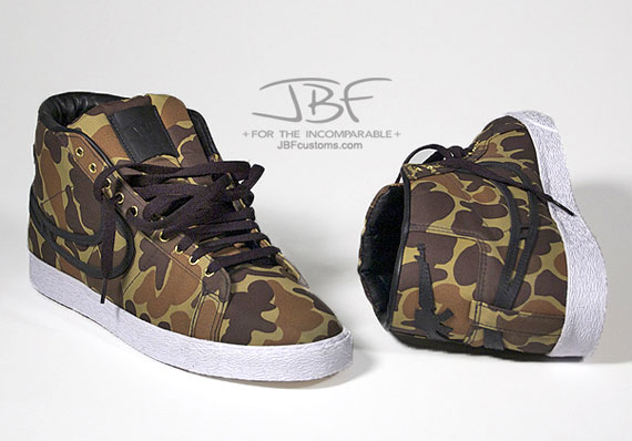 Nike Sb Blazer Camo Customs By Jbf 5