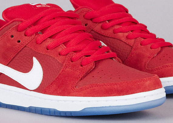 Nike SB Dunk Low - Challenge Red - White - University Blue