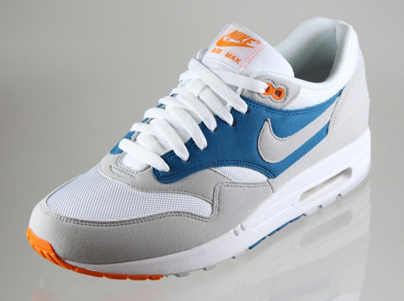 nike-wmns-air-max-1-white-grey-orange-blue-3 Nike Wmns Air Max 1 White Grey Orange Blue 3