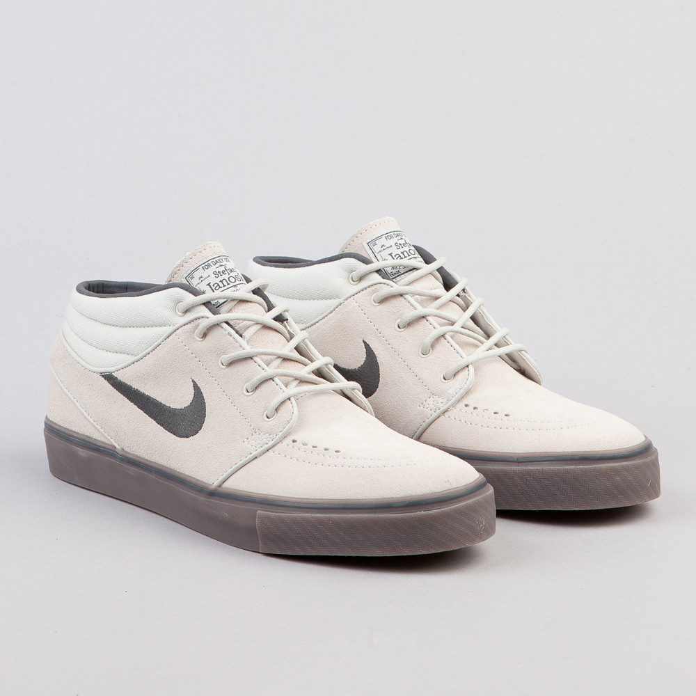 Nike Zoom Stefan Janoski Mid Light Bone Anthracite Gum 2