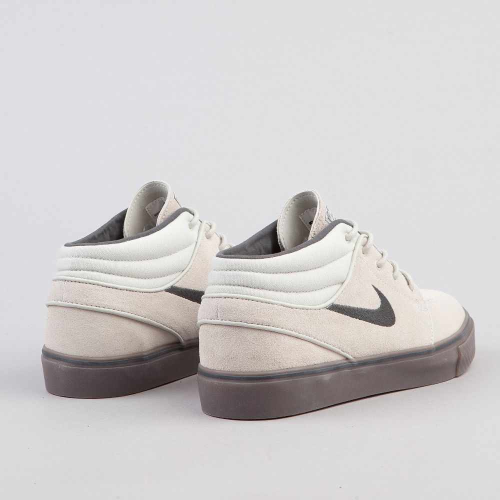 Nike Zoom Stefan Janoski Mid Light Bone Anthracite Gum 3