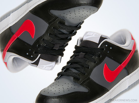 Nike Dunk Low – Black – Grey – Red