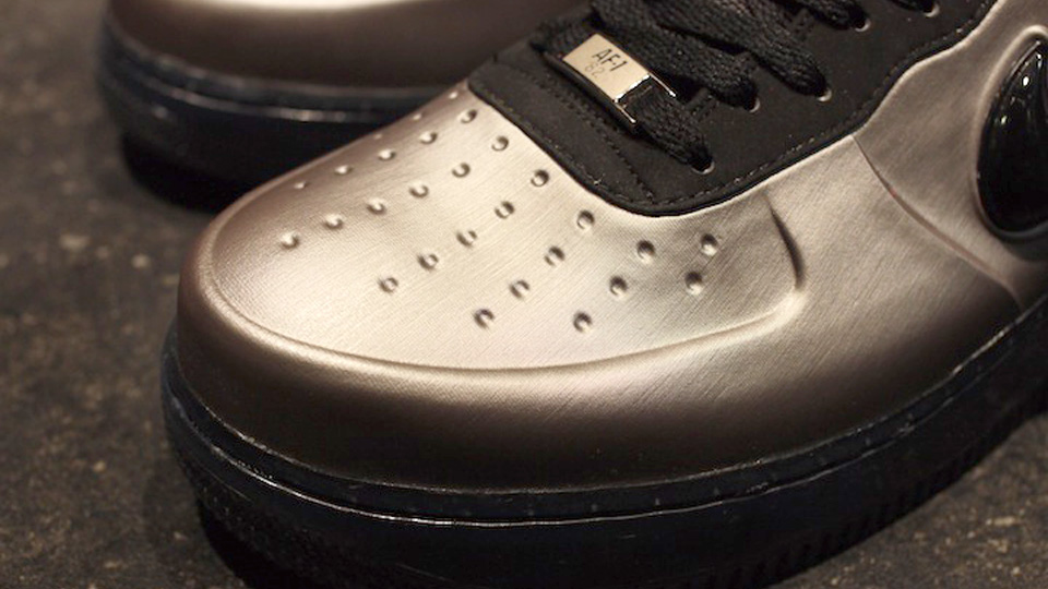 Pewter Nike Air Force 1 Foampoiste Low 05