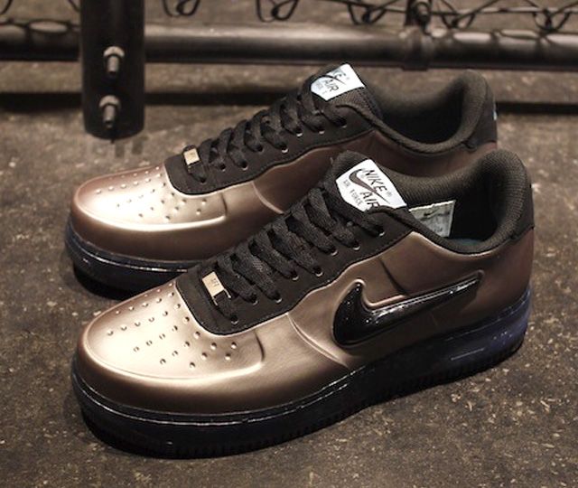 Pewter Nike Air Force 1 Foampoiste Low 06
