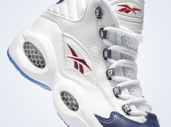 Reebok Question - White - Pearlized Blue | Release Date