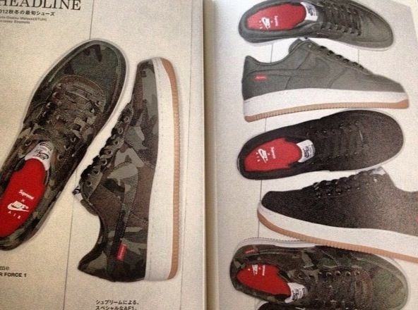 Supreme Nike Air Force 1 Low Camo