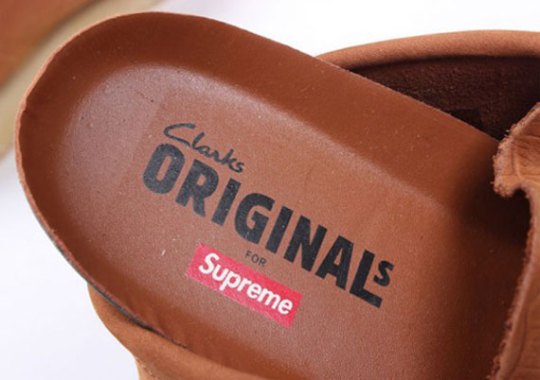 Supreme x Clarks Originals Wallabee